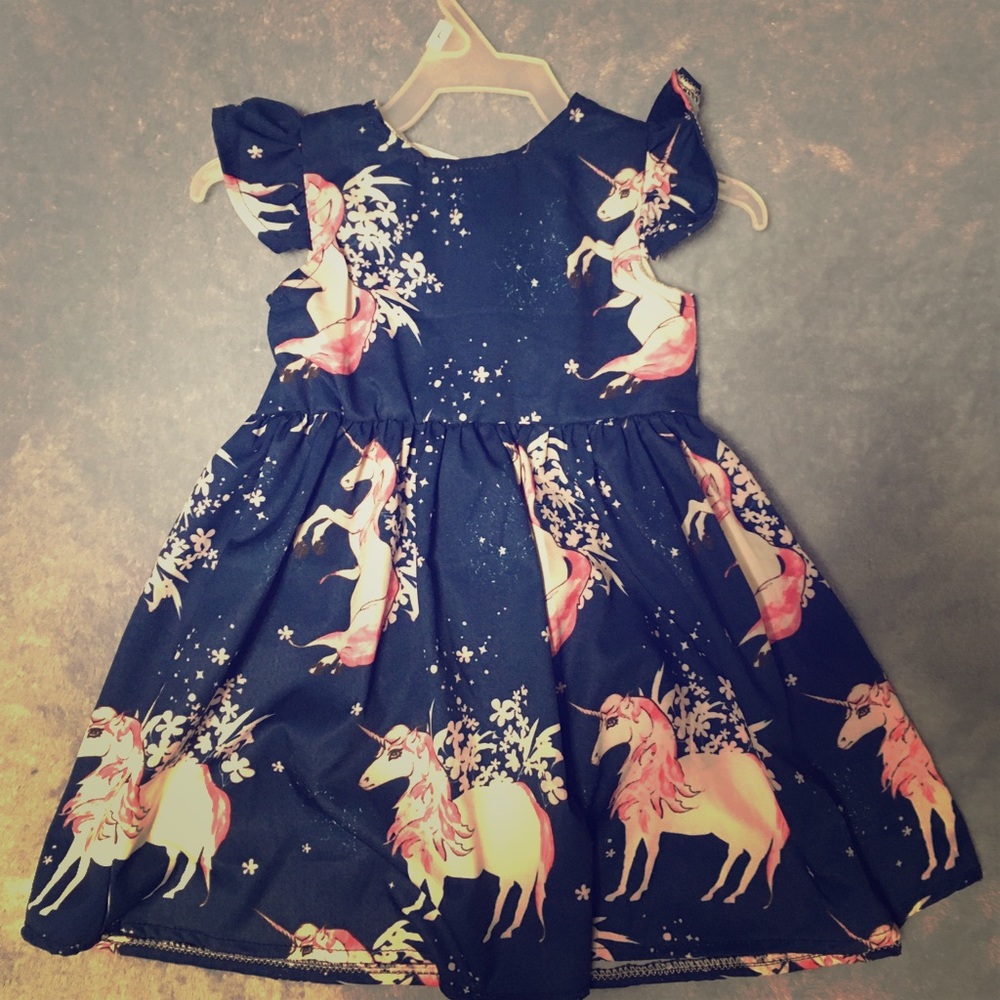 24m unicorn girls dress